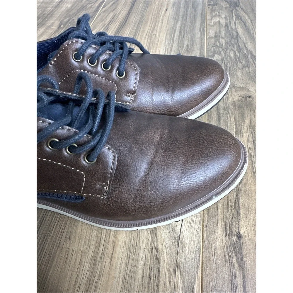 Mix No 6‎ Boys Size 3 Oxford Dress Shoes Brown